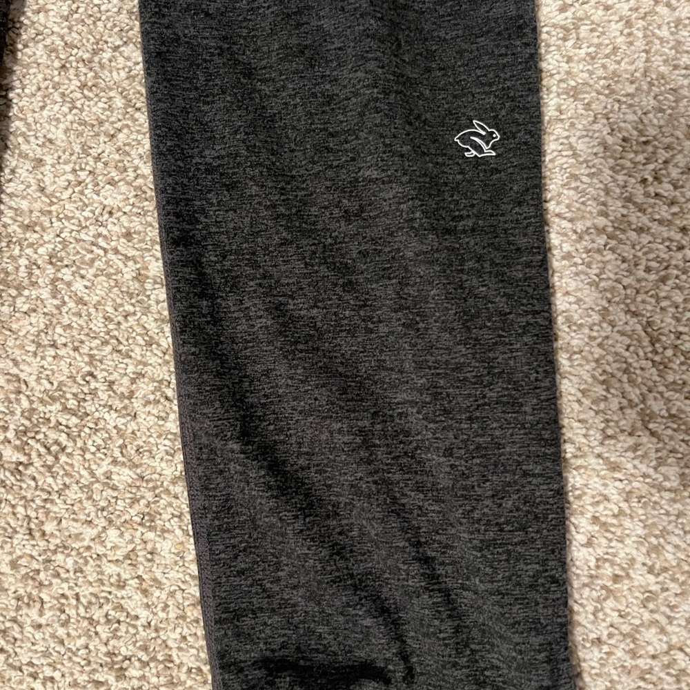 Rabbit Charcoal Jogger Pants with Zipper - Picture 3 of 4